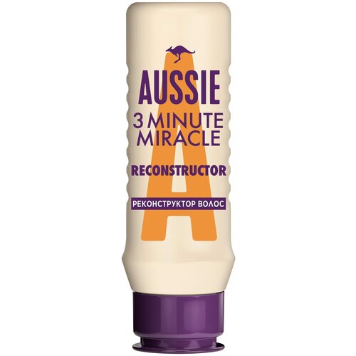 Маска для волос Aussie Реконструктор, 3 Minute Miracle, 75 мл бальзам aussie miracle для сухих и поврежденных волос 250 мл