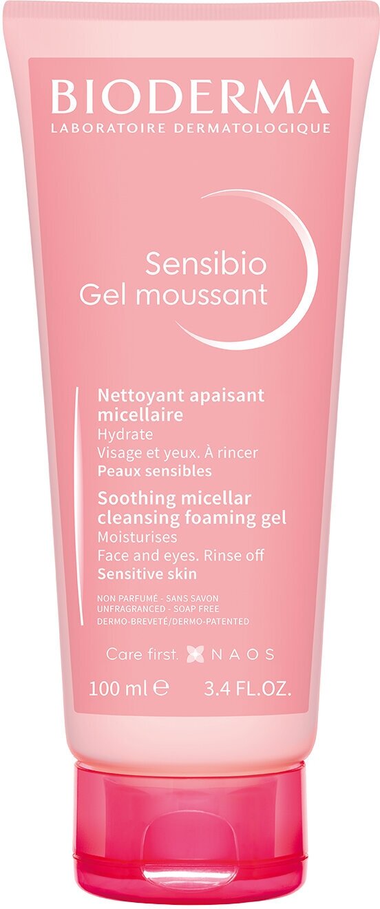 Гель bioderma sensibio gel moussant