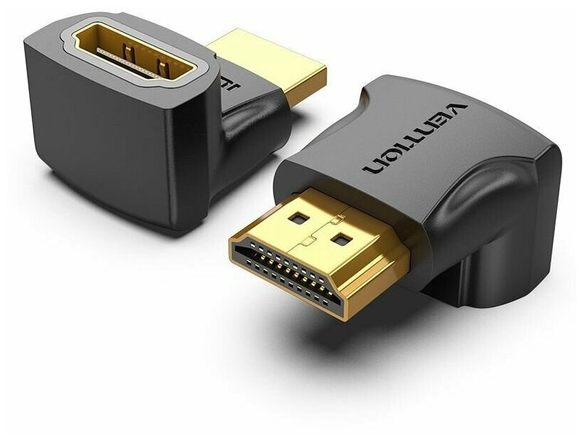 Vention HDMI Адаптер переходник угловой (наверх) F мама- M папа угол 270 арт. AINB0