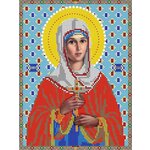 Вышивка бисером иконы Святая Мученица Марина 19*24 см - изображение