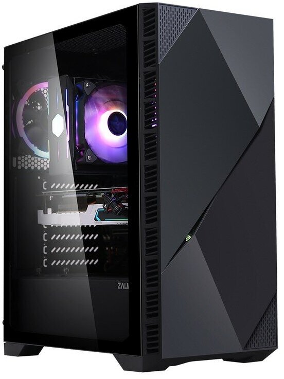 Корпус Zalman Z3 ICEBERG Midi-Tower, черный