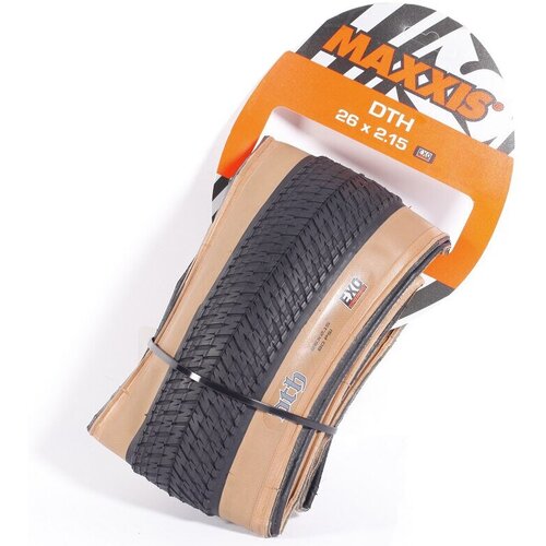 Покрышка 26x2.15 Maxxis DTH TPI 60 кевлар EXO/Tanwall покрышка maxxis dth 24x1 75