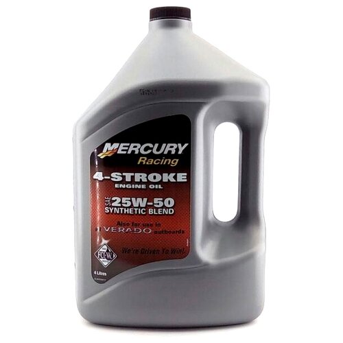 Синтетическое моторное масло Quicksilver Verado 4-Stroke Synthetic Blend 25W-50, 4 л