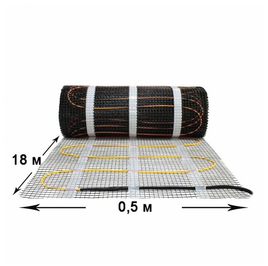 Нагревательный мат под плитку World Heat LTS-C 9/1350 с электронным терморегулятором - фотография № 3