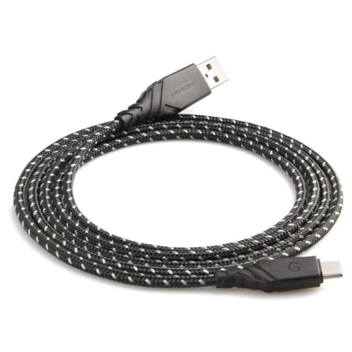 Кабель USB - Type-C EnergEA плетеный 15м черный