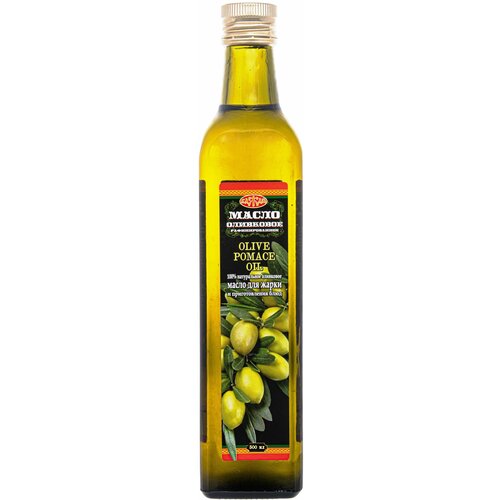 Масло оливковое Pomace рафинированное бажай 500 мл.