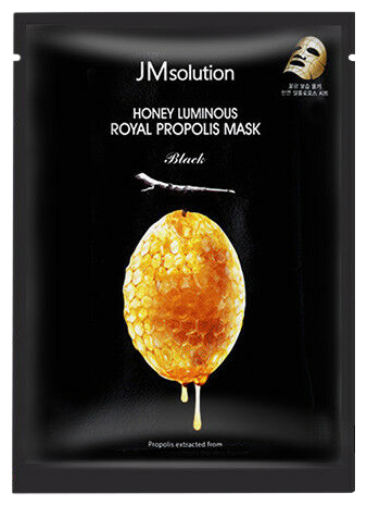 JM Solution Восстанавливающая тканевая маска с прополисом Honey Luminous Royal Propolis Mask