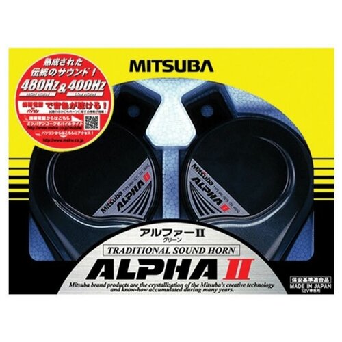 Звуковые сигналы Mitsuba Alpha 2 Green (2 шт.) Япония