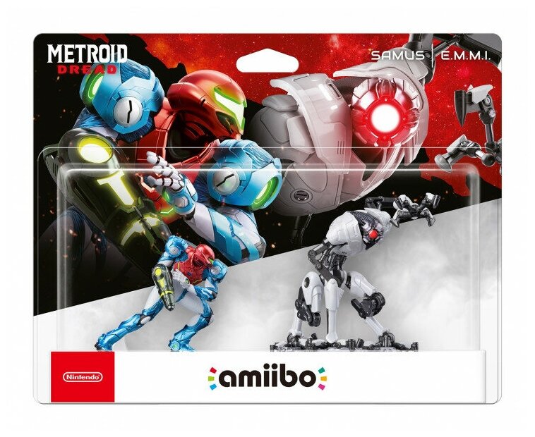 Фигурка amiibo Самус Аран и E.M.M.I (коллекция Metroid)