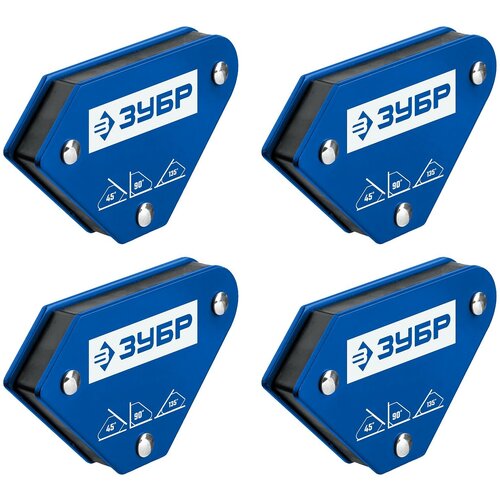 Набор магнитных угольников для сварочных работ ЗУБР УМ-3 4шт 40050-04 1010₽