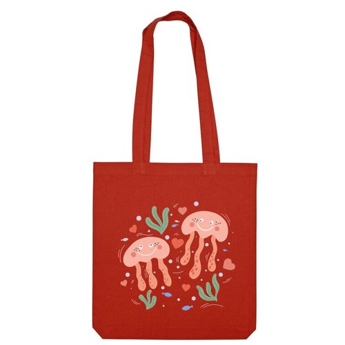 фото Сумка шоппер us basic, красный