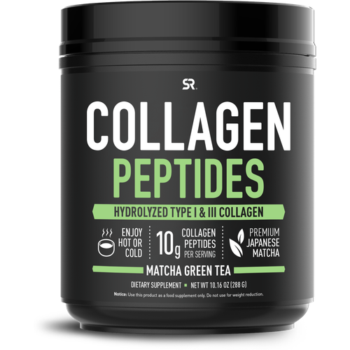 Sports Research Collagen (коллаген) Peptides Matcha Green Tea