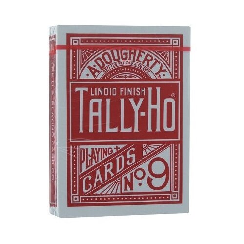 карты tally ho standard index red fan Карты Tally-Ho (Fan back) красные