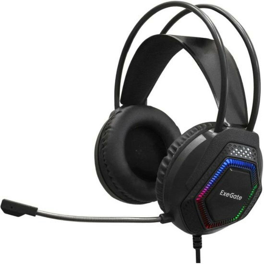 Гарнитура Exegate HS-704GL, черный