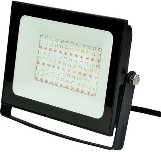Прожектор Uniel ULF-F60-50W/RGB IP65 200-240В Мультиколор. Пульт ДУ (в/к). Корпус черный. TM