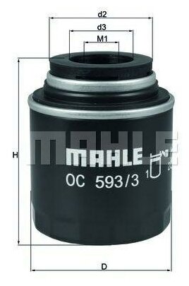 MAHLE фильтр масляный AUDI A1/A3/VW GOLF VI/PASSAT B7/POLO/TOURAN 1 2/1 4TSI OC5933