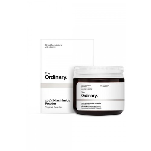 Пудра со 100% содержанием ниацинамида The Ordinary 100% Niacinamide Powder, 20 гр косметический порошок ниацинамида для ухода за кожей niacinamide 100 powder 9г