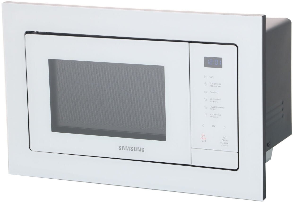 Микроволновая печь встраиваемая Samsung MS23A7118A, белый - фотография № 5