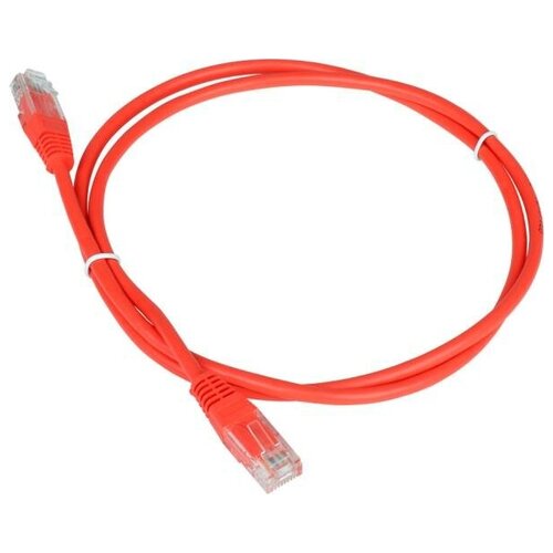 Патч-корд RJ45 - RJ45, 4 пары, UTP, категория 5е, 3 м, красный, TWT TWT-45-45-3.0-RD патч корд twt rj45 rj45 4 пары utp категория 5е 2 м черный 45 45 2 0 bk 16102062