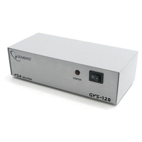 Разветвитель Cablexpert VGA HD, 15F/8x15F, 1 компьютер - 8 мониторов, каскадируемый GVS128 16206420