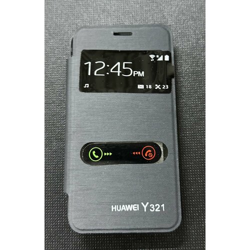 Чехол-книжка Flip Cover для Huawei Y321, черный