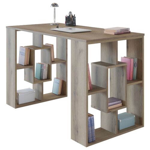 фото Письменный стол сокол мазур спм-15, шхг: 120х60 см, цвет: дуб делано