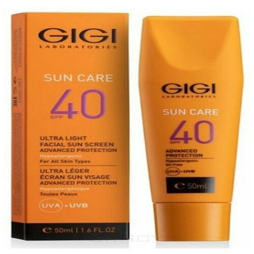 GIGI Легкая эмульсия увлажняющая, защитная Sun Care Ultra Light SPF 40, 50 мл