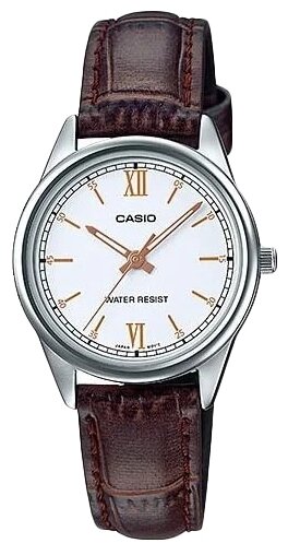 Наручные часы CASIO Collection LTP-V005L-7B3, белый, коричневый