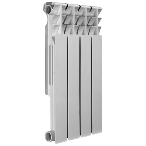 радиатор отопления azario bm500 80 6секц Azario Радиатор биметаллический AZARIO BM500/80 4 секции, белый (BM500/80/4)