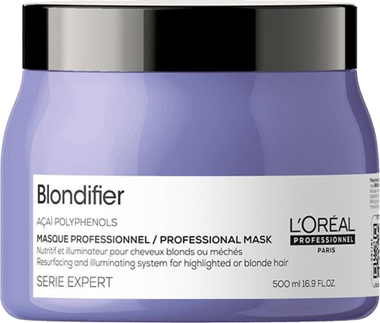 L'Oreal Professionnel Blondifier Маска для сияния осветленных и мелированных волос, 500 мл, банка