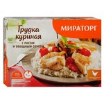 Мираторг Грудка куриная с рисом и овощным соусом 350 г - изображение