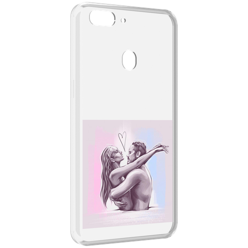 Чехол MyPads любовные-тела для Oppo Realme 2 задняя-панель-накладка-бампер