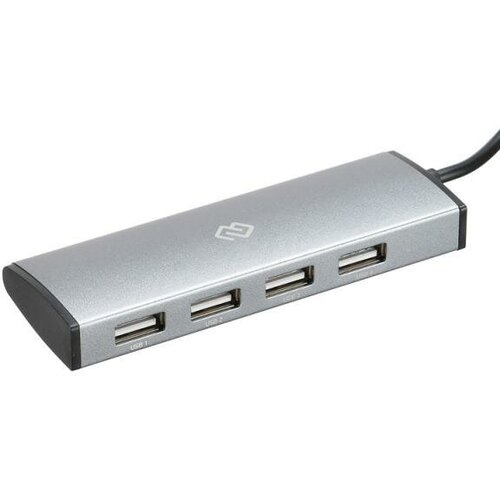 Разветвитель USB Type-C Digma HUB-4U20-UC-DS 4 x USB 20 серый 401600₽