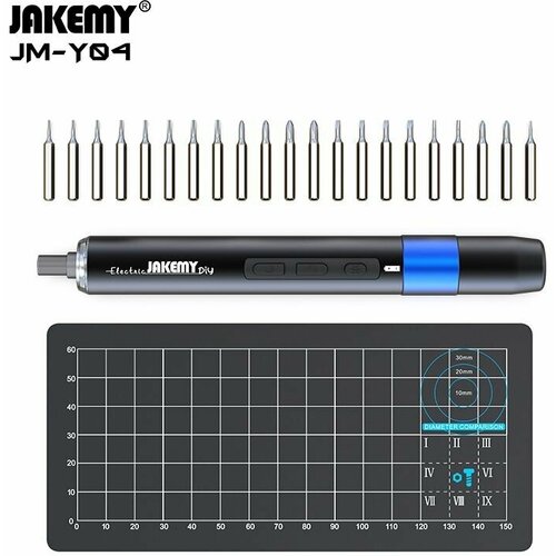 отвертка с насадками jakemy jm 8166 61 в 1 Аккумуляторная электроотвертка Jakemy JM-Y04