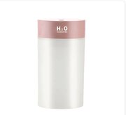 Портативный увлажнитель воздуха для дома /мини воздухоувлажнитель /бесшумный ионизатор H2O розовая крышка