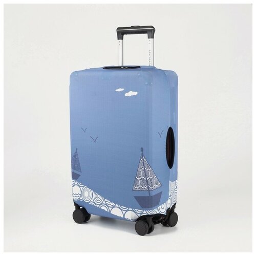 Чехол для чемодана Noname, голубой