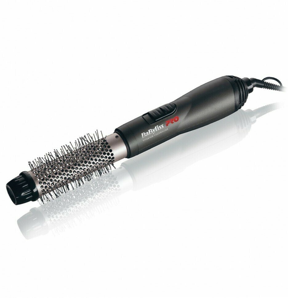 Фен-щётка BaByliss PRO Titanium Tourmaline BAB2676TTE Ø 32мм, серый