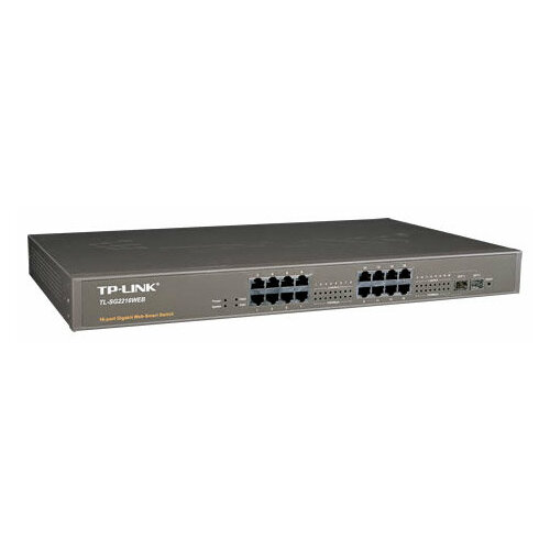 Коммутатор TP-Link TL-SG2216WEB 16xUTP 101001000Mbit 2 SFP TL-SG2216WEB 733600₽