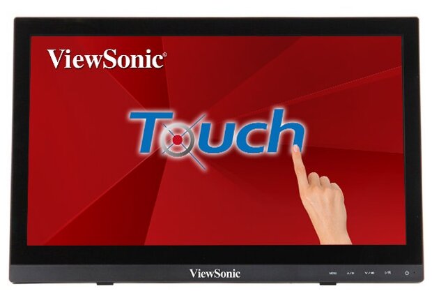 15.6" Монитор Viewsonic TD1630-3, 1366x768, 75 Гц, TN, черный