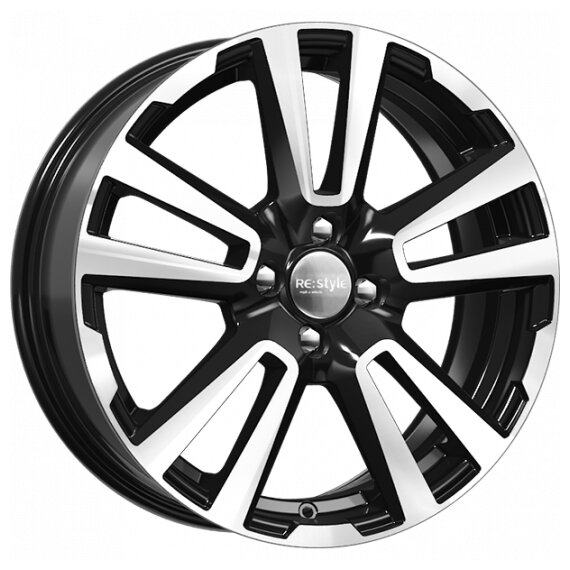 Диски КиК KC874 (Vesta Cross) 6,5x17 4x100 D60.1 ET43 цвет алмаз черный