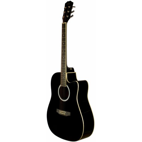 ENJOY E-41-DDL BK/GL Акустическая гитара, полноразмерная, черная, глянцевая