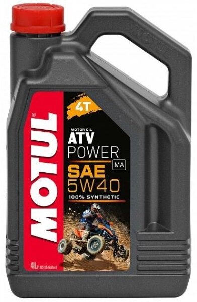 Моторное масло для квадроциклов Motul ATV-POWER 4T 5W40 4L