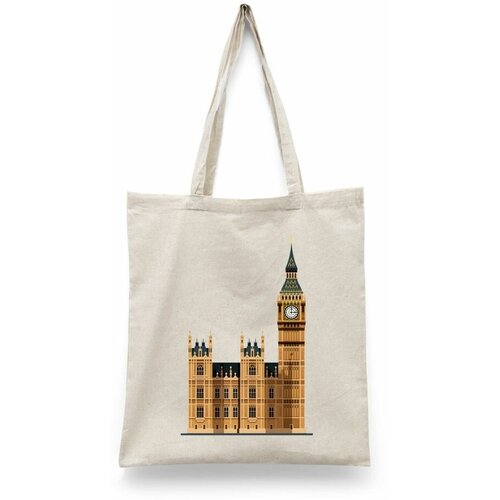 фото Сумка шоппер каждому своё, бежевый