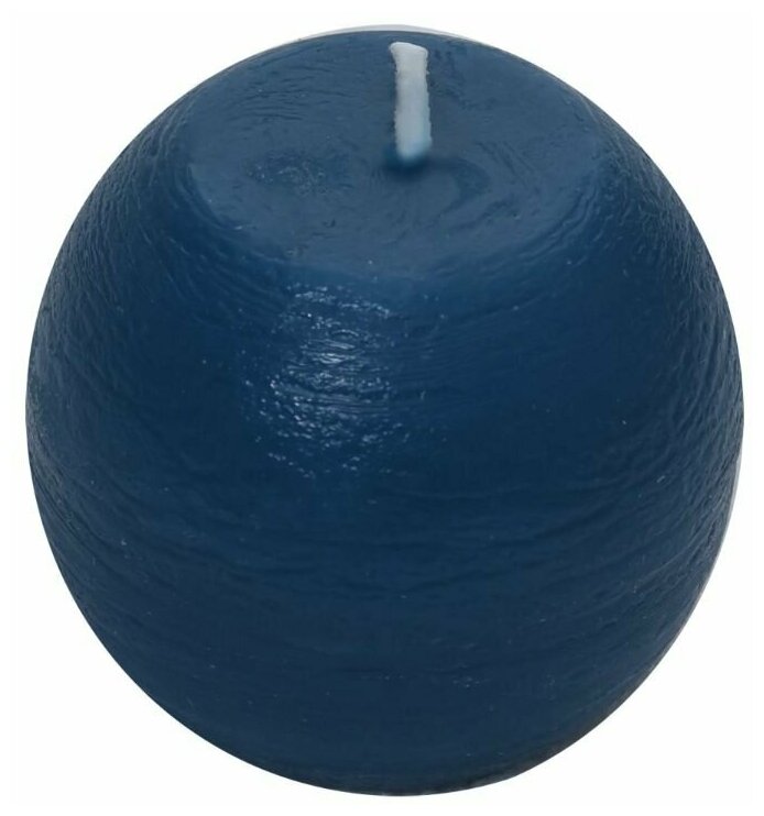 Свеча-шар 6 см, цвет темно-синий