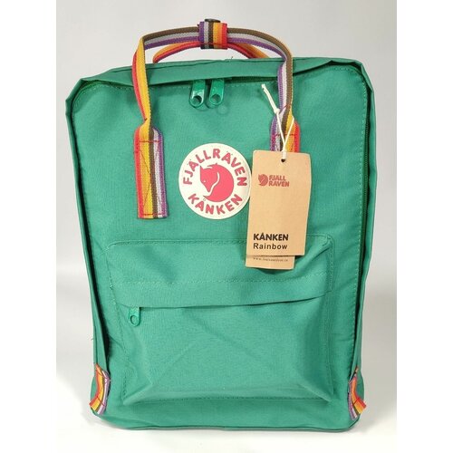 фото Рюкзак kanken женский, мужской, изумрудный, городской, для школы click store