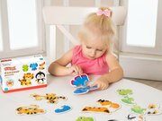 Пазлы контурные Baby Toys Животные