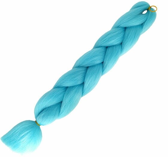 Канекалон коса 60 см, цвет нежно-голубой