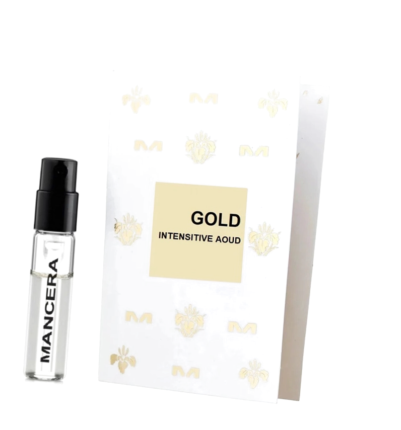 Яркий парфюм Mancera Intensitive Aoud Gold сэмпл 2 / Парфюмерная вода Мансера Голд Интенсив Уд пробник