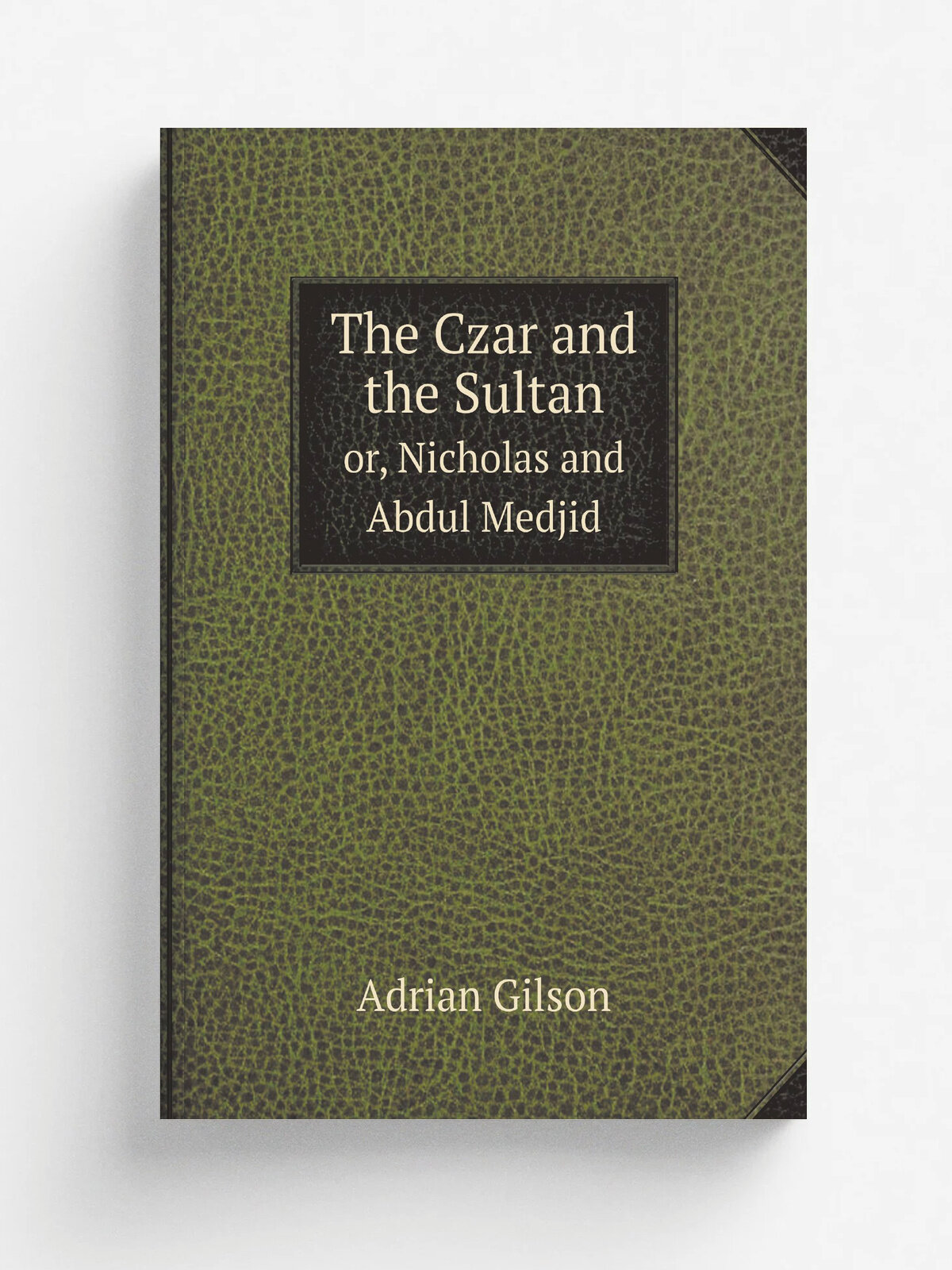 The Czar and the Sultan. or, Nicholas and Abdul Medjid