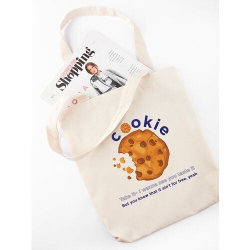 фото Сумка шоппер , фактура гладкая, бежевый, коричневый keks